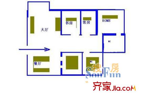 深圳嘉宝田花园户型图7
