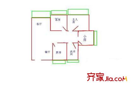深圳 南景豪庭 户型图7