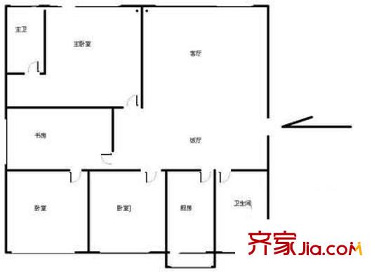 深圳 裕安花园 户型图5