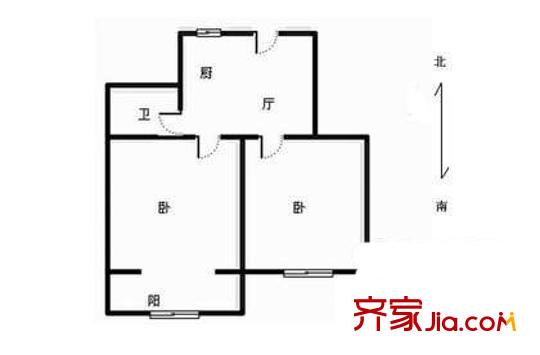 深圳 裕安花园 户型图6