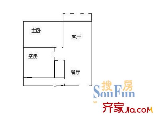 深圳龙岗天健花园户型图1