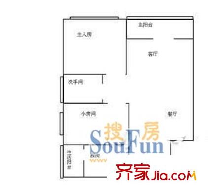 深圳西海岸花园户型图3
