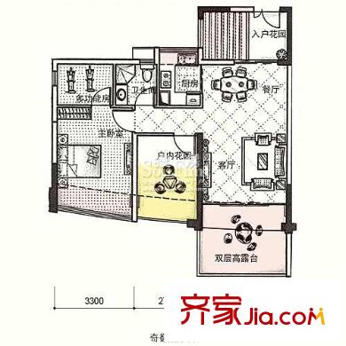 深圳景园户型图1
