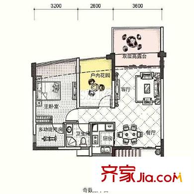 深圳景园户型图4