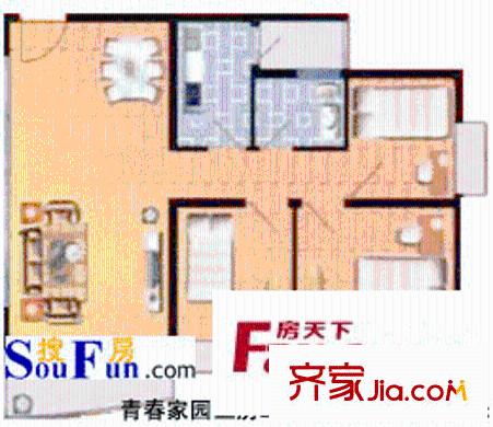 深圳青春家园户型图3
