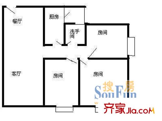 深圳 青春家园 户型图6