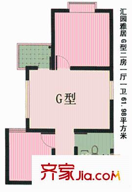 深圳 汇园雅居 户型图5