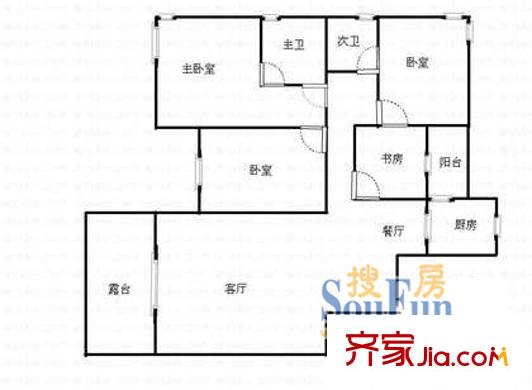 深圳 悠然天地家园 户型图7