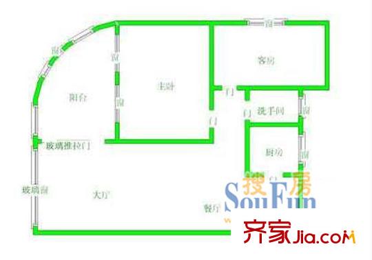深圳 悠然天地家园 户型图6