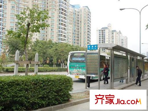 十五平方米花园配套图附近公交站