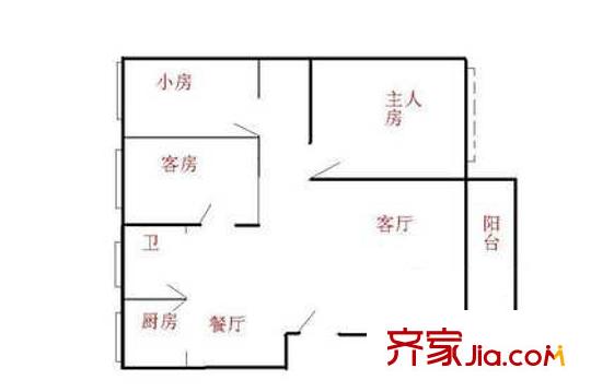 深圳 爱榕园 户型图9