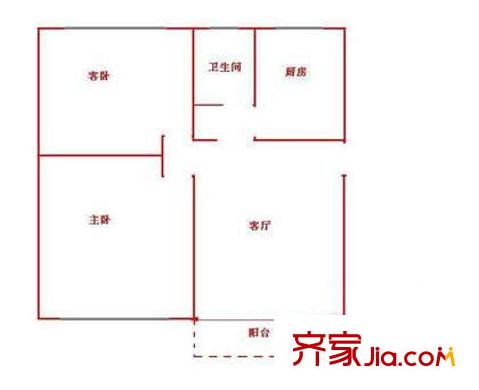 深圳 爱榕园 户型图1