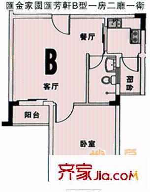 深圳汇金家园户型图2