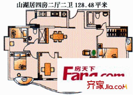 深圳 翡翠园山湖居一期 户型图