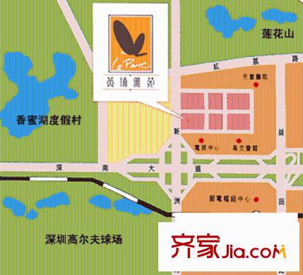 黄埔雅苑二期交通图
