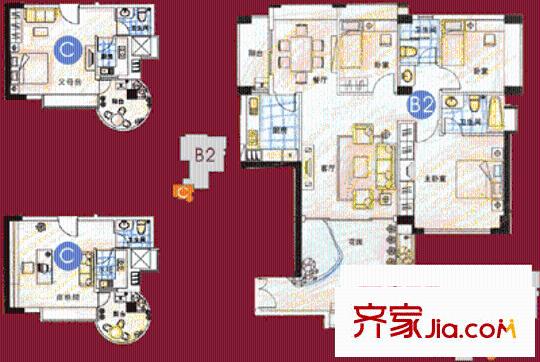 深圳天骄华庭户型图4