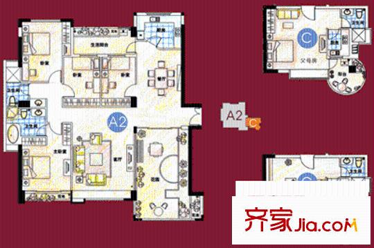 深圳天骄华庭户型图3