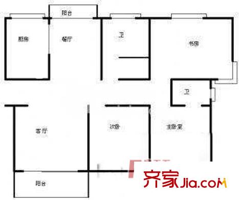 深圳 学林雅院 户型图4