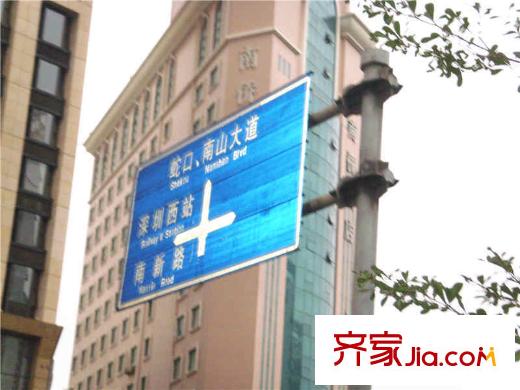 铭筑配套图路牌
