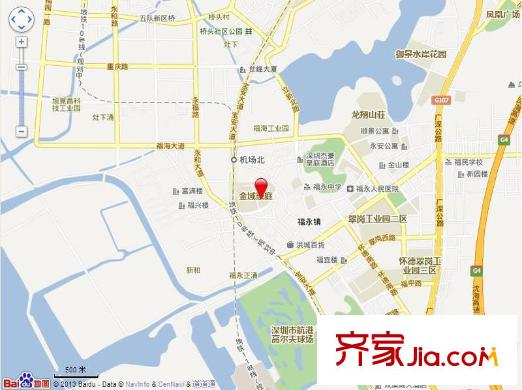 金域豪庭交通图