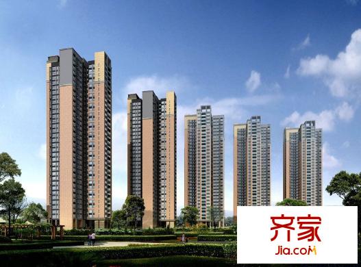 万科公园里外景图二期楼体外立面效果图(2012-12-13)