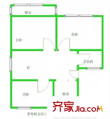 光谷青年城（還建房）戶型圖光谷青年城 3室 戶型圖 3室2廳1衛(wèi)1廚