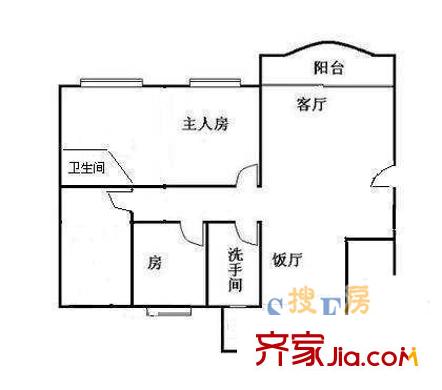 深圳 招商海月花园二期 户型图6