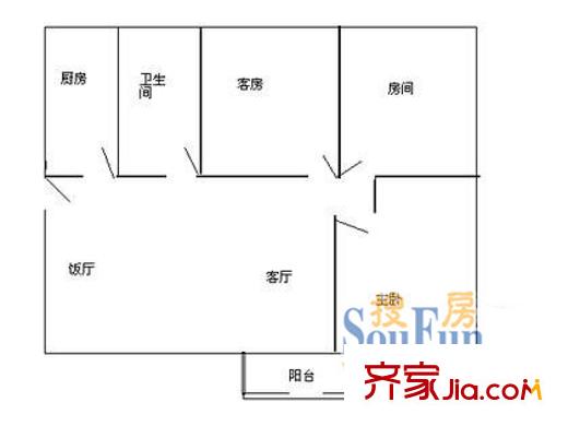 吉信大厦 户型图17