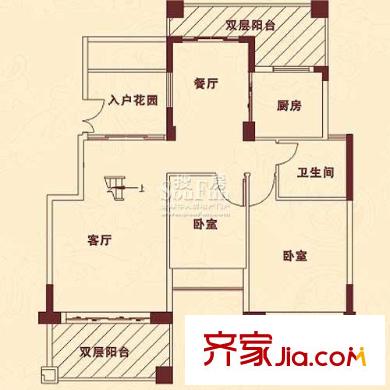 深圳龙园意境户型图7
