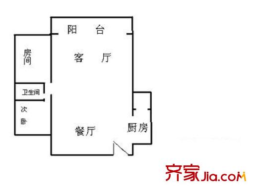 深圳 麒麟花园二期 户型图1