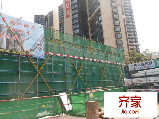 恒裕滨城实景图工程进度(20130425)