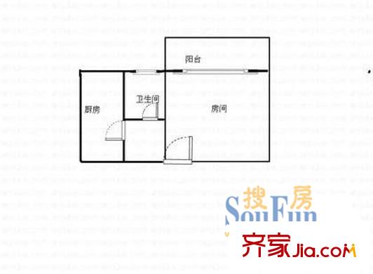 苏豪名厦 户型图13