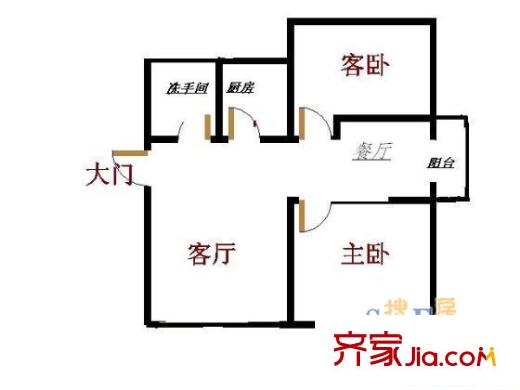 德福花园 户型图17