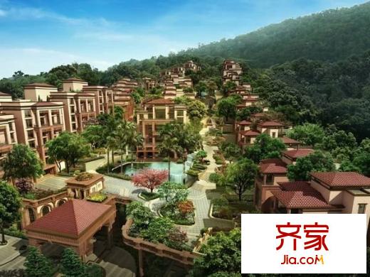 大南山紫园外景图