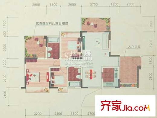 深圳东方盛世花园户型图2