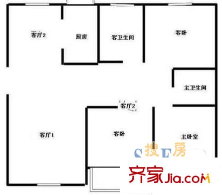 深圳 四海公寓 户型图8