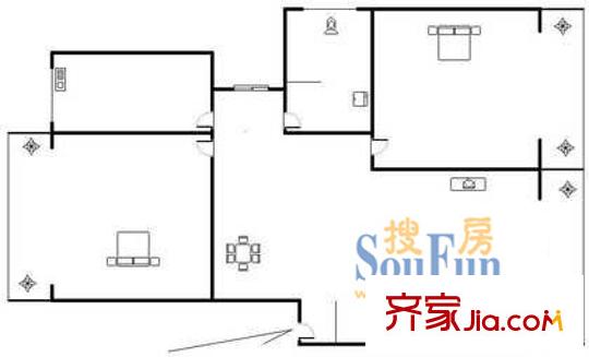 深圳 四海公寓 户型图10