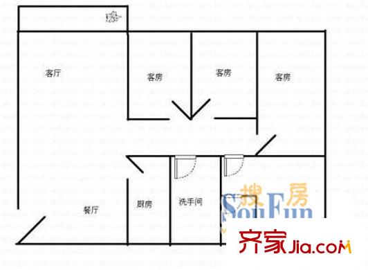 深圳 阳光翠园 户型图6