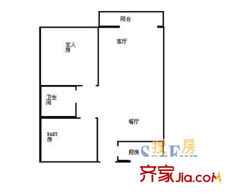 深圳 阳光翠园 户型图9