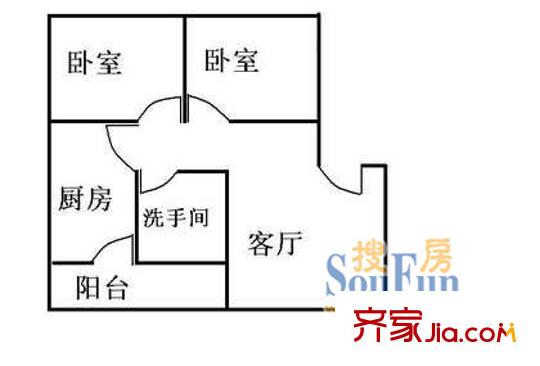 深圳 阳光翠园 户型图7