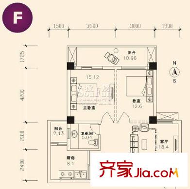同馨花園二期戶型圖2室2廳 戶型圖 2室2廳1衛(wèi)