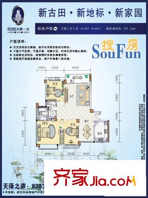 天澤一方 戶型圖
