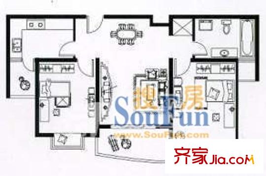 深圳花园城一期户型图9