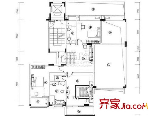 深圳卓越维港户型图4