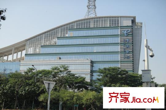万科天誉配套图小区马路对面的中国电信
