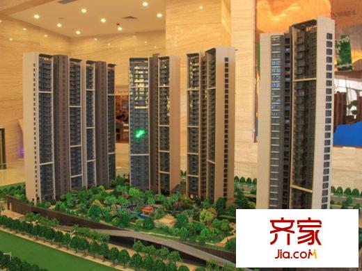 绿海湾花园实景图沙盘实景(2011.10.14)