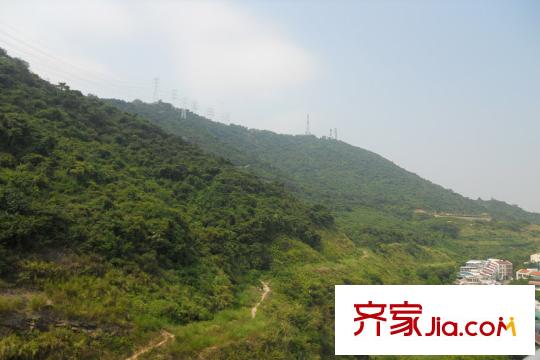 万豪月半山配套图窗外的小南山(2011.09.22)