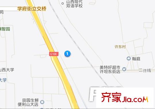 百年樹人交通圖太原  