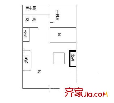 深圳 泰阳硅谷公寓 户型图