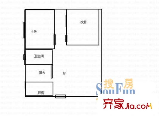 深圳 时代骄子大厦 户型图1